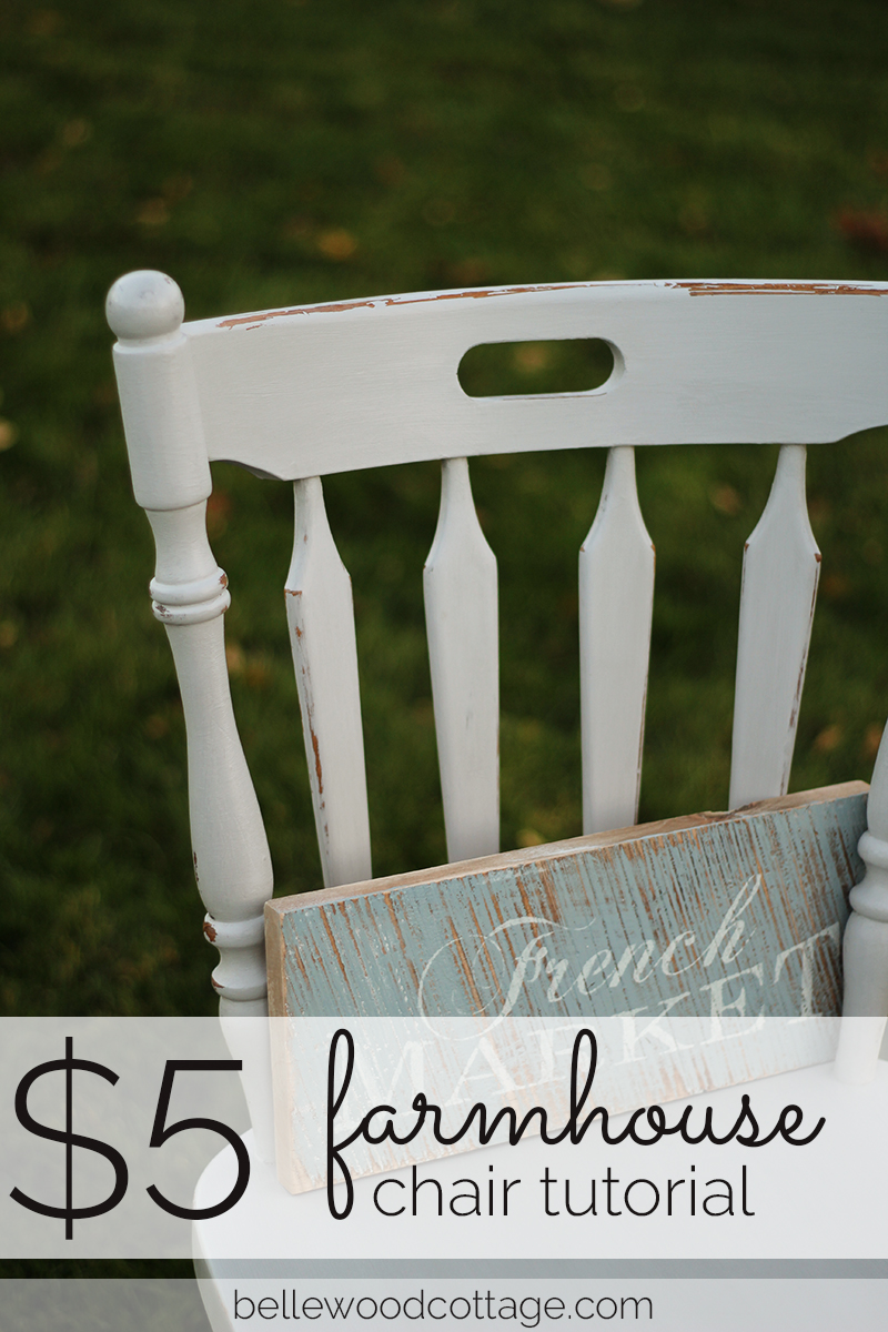 If you love the farmhouse look and want to add charm to your home without busting the budget, try this simple update. I recently updated this $5 thrift store chair with the help of some chalk paint and a bit of spare time.