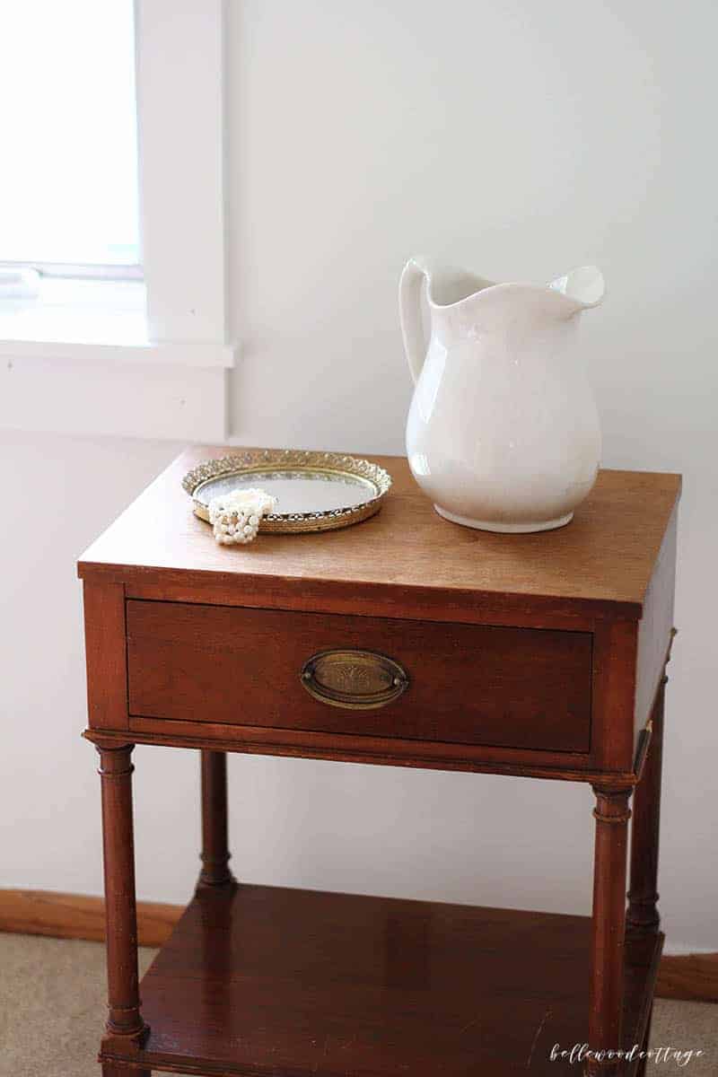 Updating your home on a budget means getting creative. Find out how I plan to use a $15 antique nightstand to bring charm to our master bedroom update.
