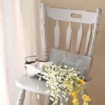 A coat of Rustoleum chalk paint transformed this thrift store find into a piece that fits in great with a farmhouse style home