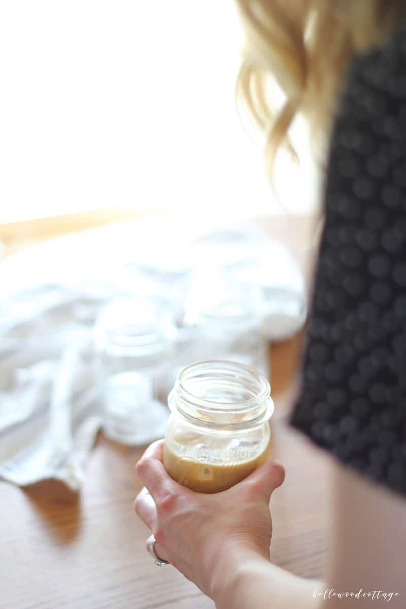 iced cold brew coffee recipe from Bellewood Cottage