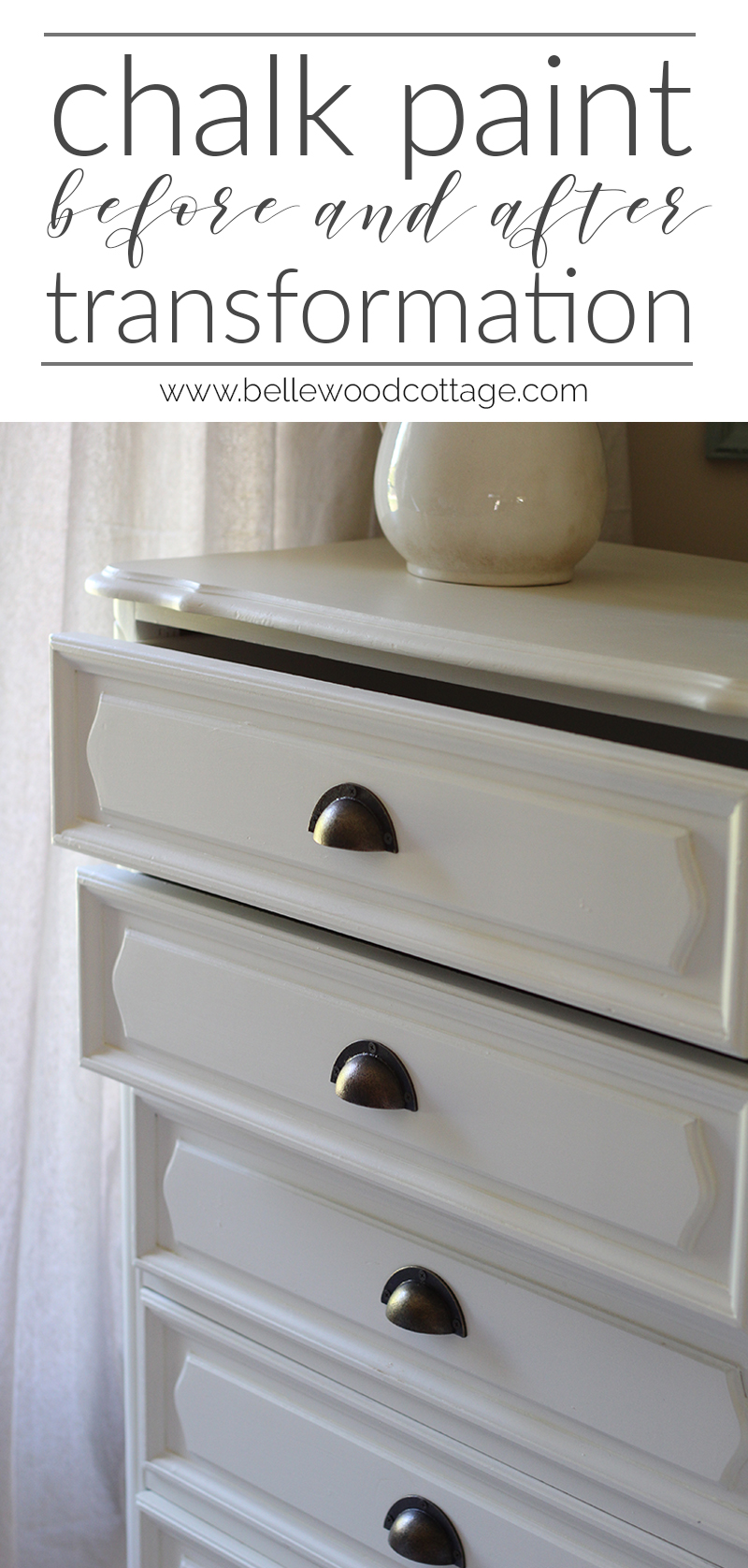 Learn how I transformed this $10 garage sale dresser into a statement French country piece with just a little time and paint. 