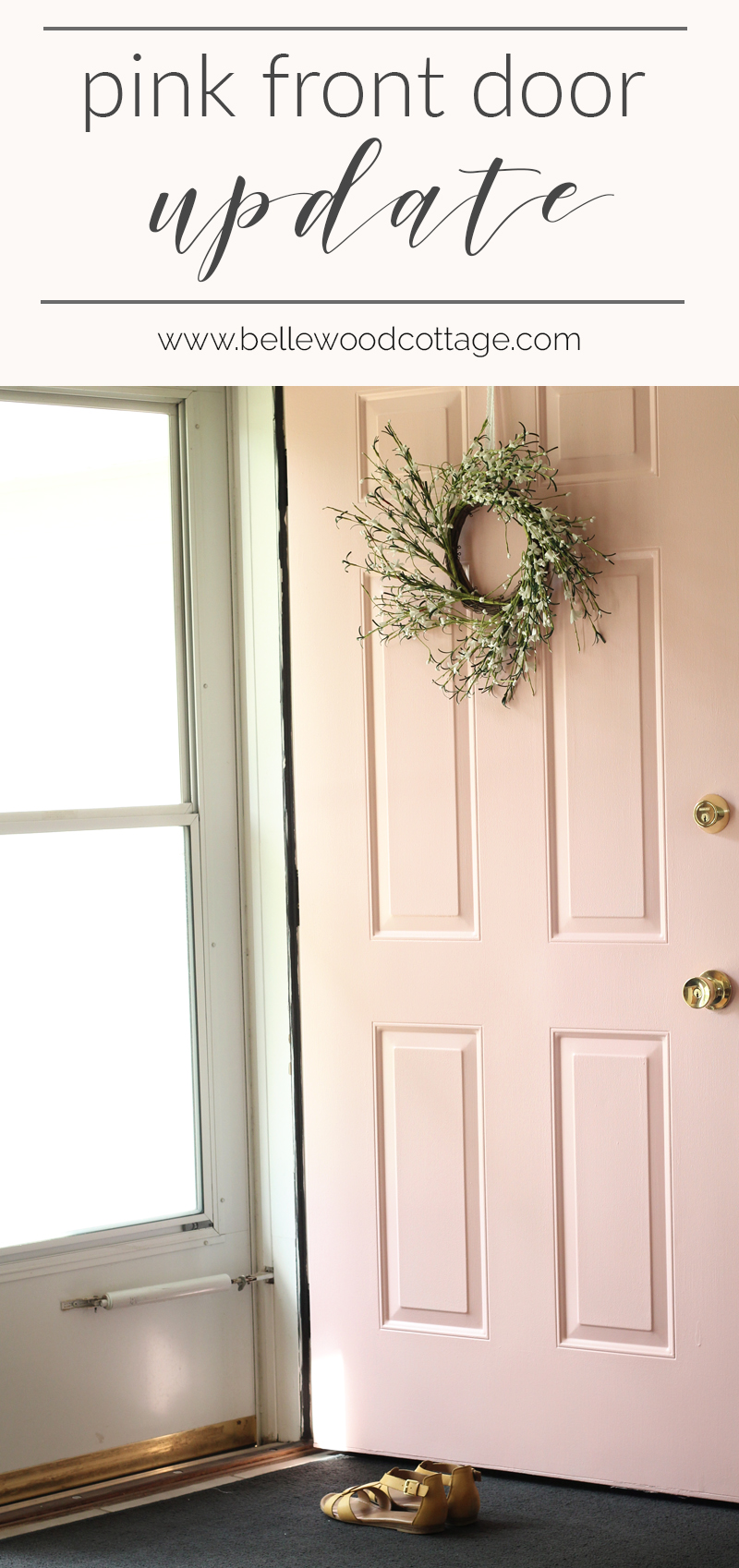 We painted our front door pink!