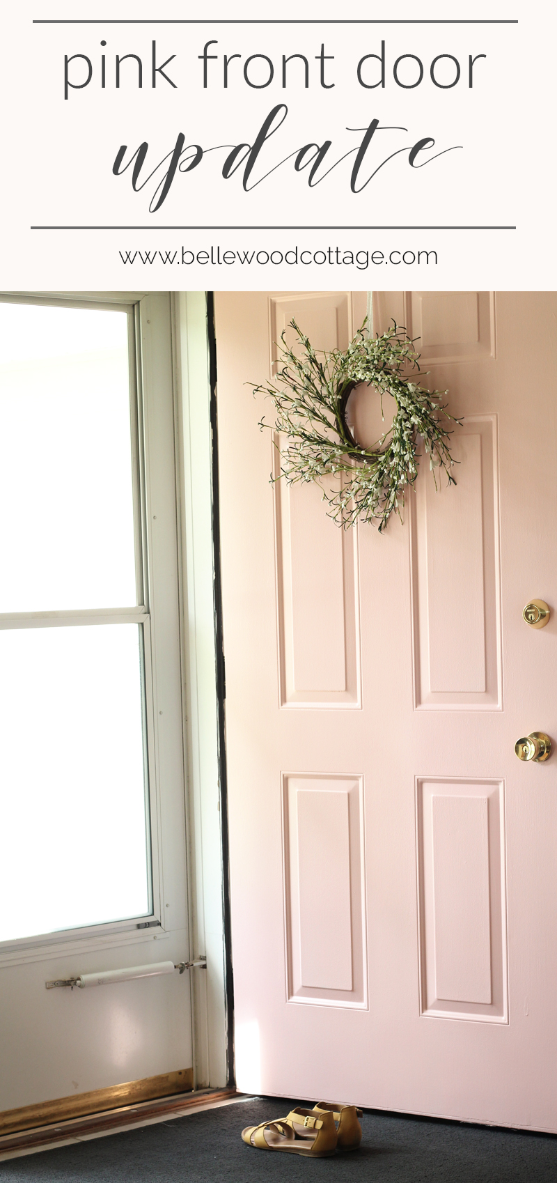 DIY Paint Front Door Interior — Why I Love My Pink Front Door