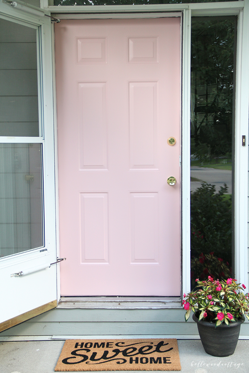 6 Tips to Successfully Paint a Front Door - Bellewood Cottage