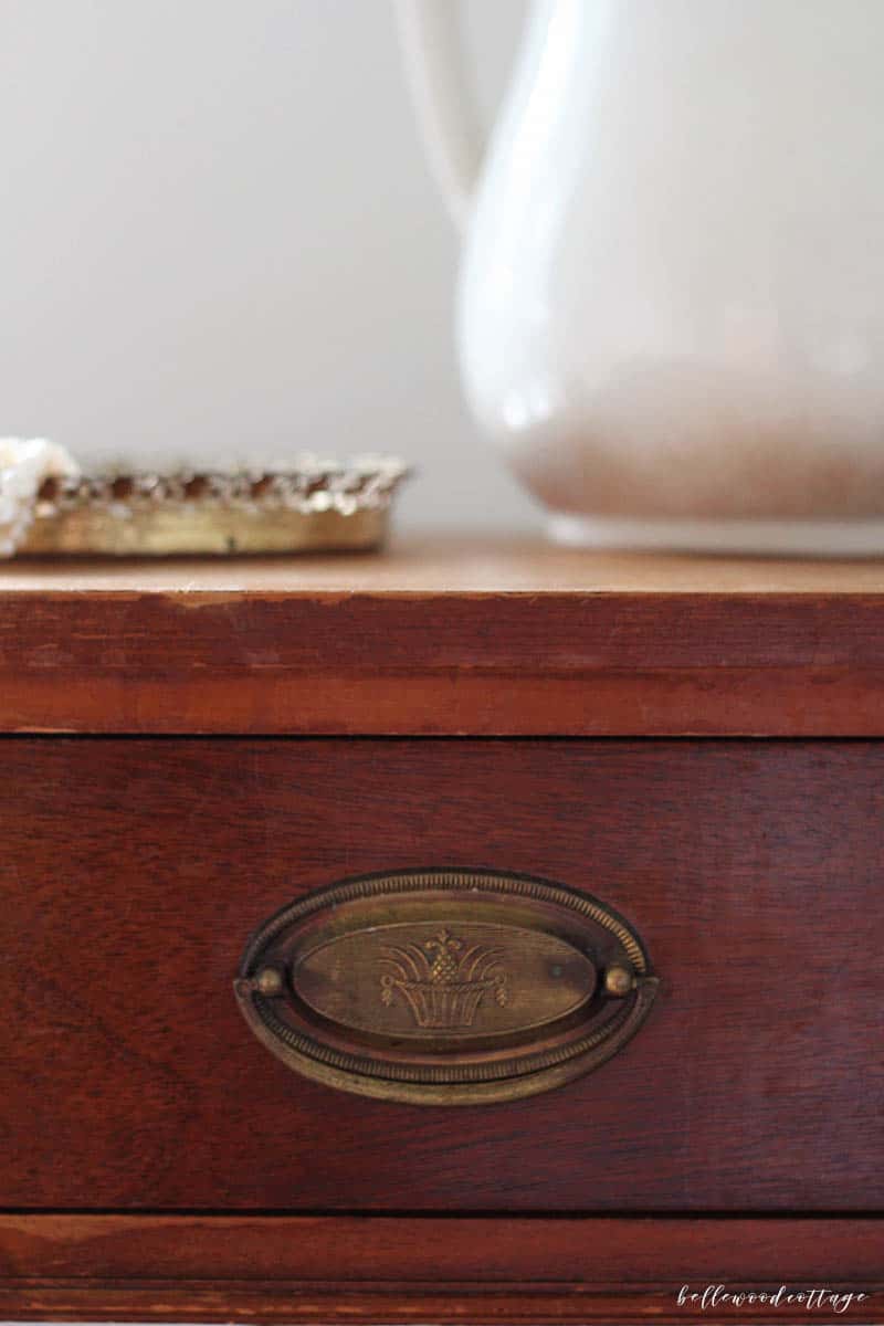 Updating your home on a budget means getting creative. Find out how I plan to use a $15 antique nightstand to bring charm to our master bedroom update.