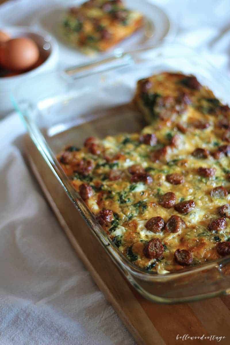 Need an easy weeknight meal? Next time you're in the dinner rut, try making my classic egg bake recipe, a simply delicious and ultra-filling comfort food. From Bellewood Cottage