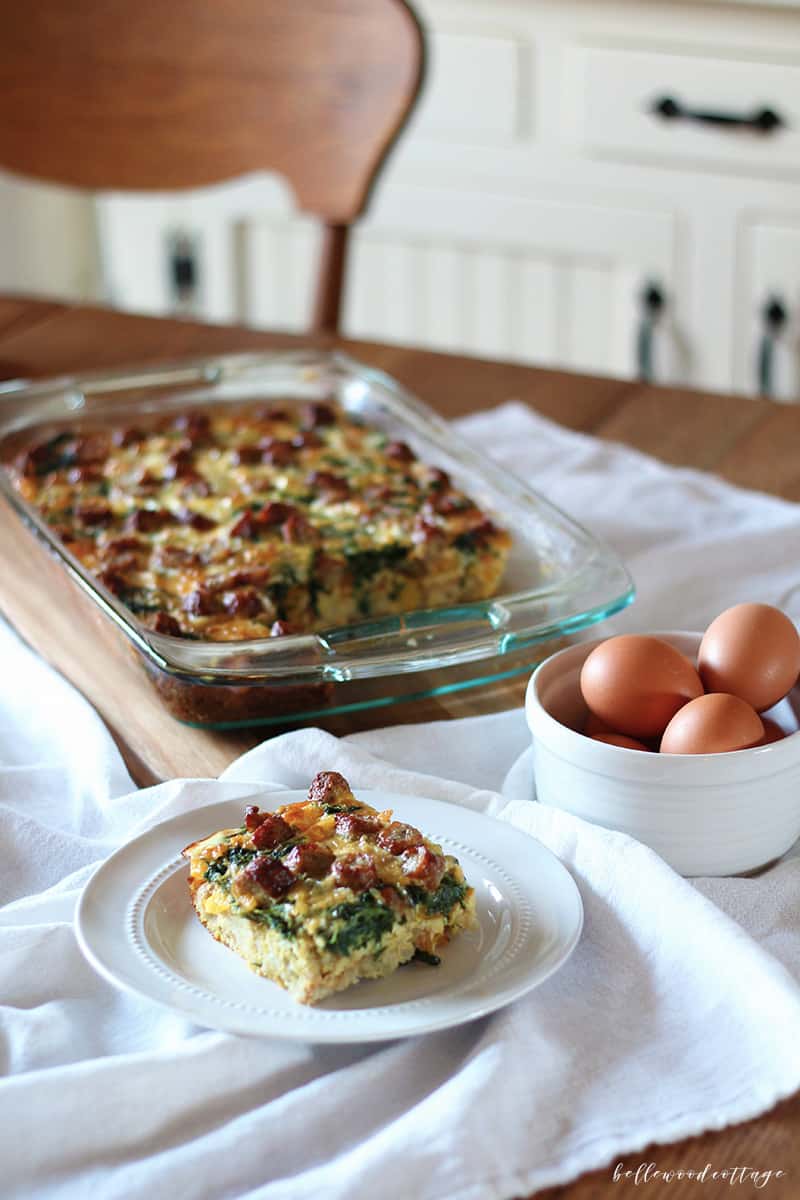 Need an easy weeknight meal? Next time you're in the dinner rut, try making my classic egg bake recipe, a simply delicious and ultra-filling comfort food. From Bellewood Cottage