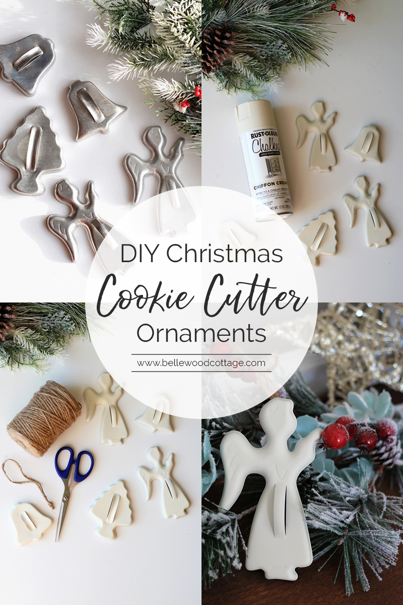 If you love DIY Christmas ornaments as much as I do, then you'll love this quick DIY that uses vintage cookie cutters and spray paint to create pretty farmhouse style Christmas ornaments. A tutorial from Bellewood Cottage.