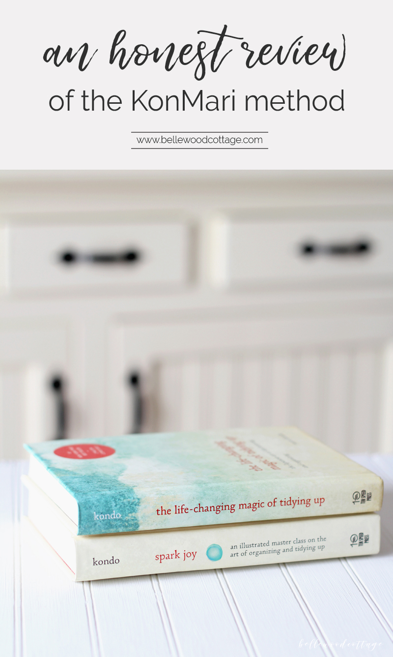 Join me for an honest review of the KonMari method and Marie Kondo's book, The Life-Changing Magic of Tidying Up. Is tidying up really life-changing? I'll share my thoughts on what worked for me (and what didn't!) and tackle some of the controversial aspects of the method. BellewoodCottage.com