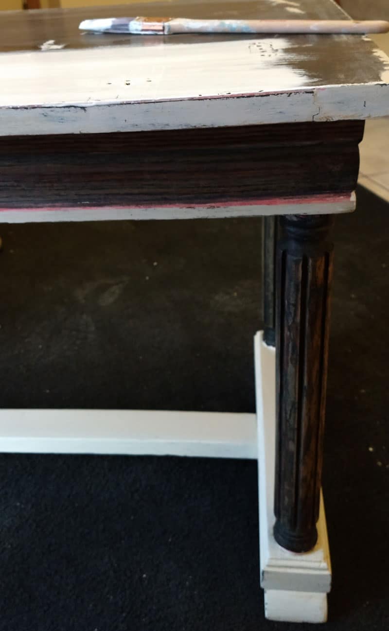 Learn how to give your worn-out furniture another chance with a little patience + chalk style paint. I'm sharing all about how I DIYed this piano bench flip on BellewoodCottage.com!