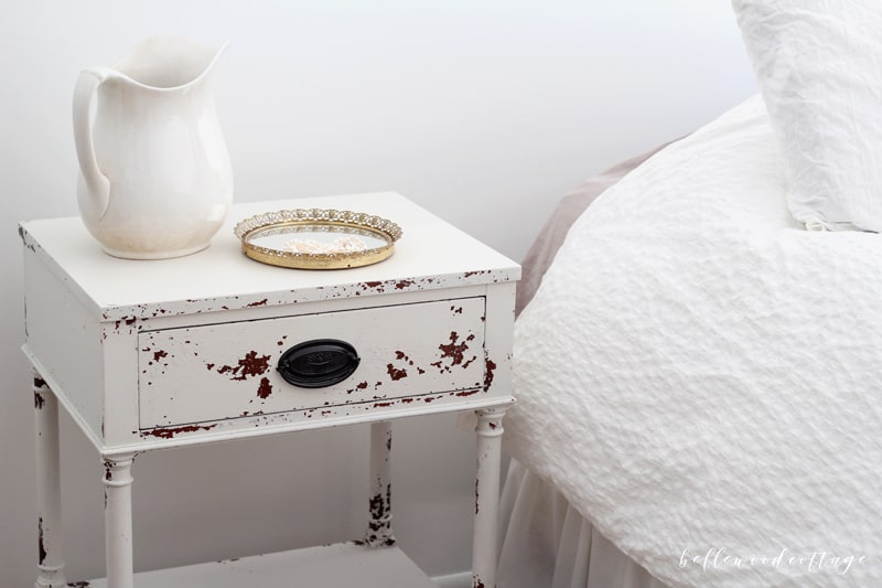 If you have ever been curious about trying milk paint, head on over to Bellewood Cottage where I'm sharing my latest milk paint before and after. I used Miss Mustard Seed's Milk Paint to transform an antique nightstand into a character-filled chippy piece and I couldn't love it more!