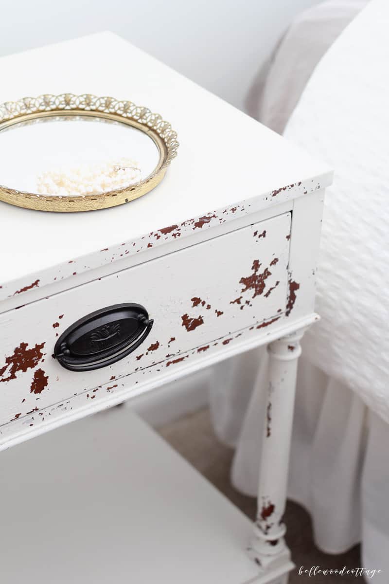 If you have ever been curious about trying milk paint, head on over to Bellewood Cottage where I'm sharing my latest milk paint before and after. I used Miss Mustard Seed's Milk Paint to transform an antique nightstand into a character-filled chippy piece and I couldn't love it more!