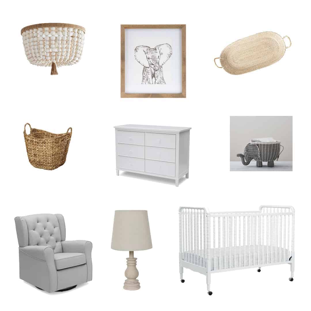 Planning a gender neutral nursery? Visit my blog to learn how to create a sweet elephant inspired gender neutral nursery, just right for a tiny babe.