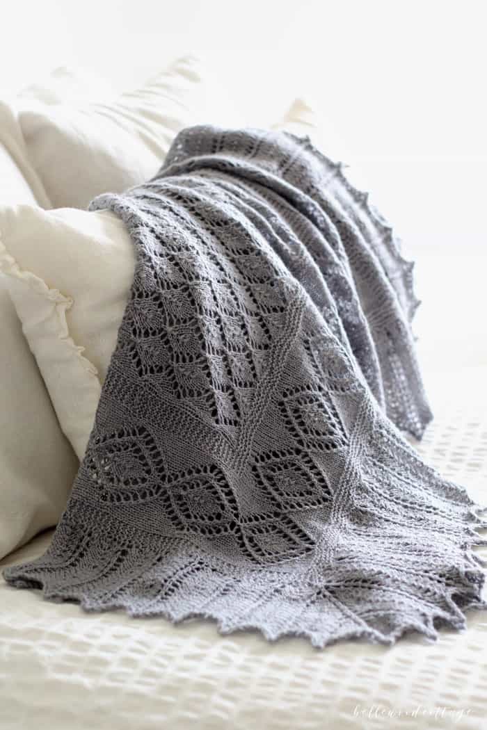 Discover how I created this affordable heirloom baby blanket (inspired by Princess Kate's baby shawls) with some time, patience, and a little know-how.