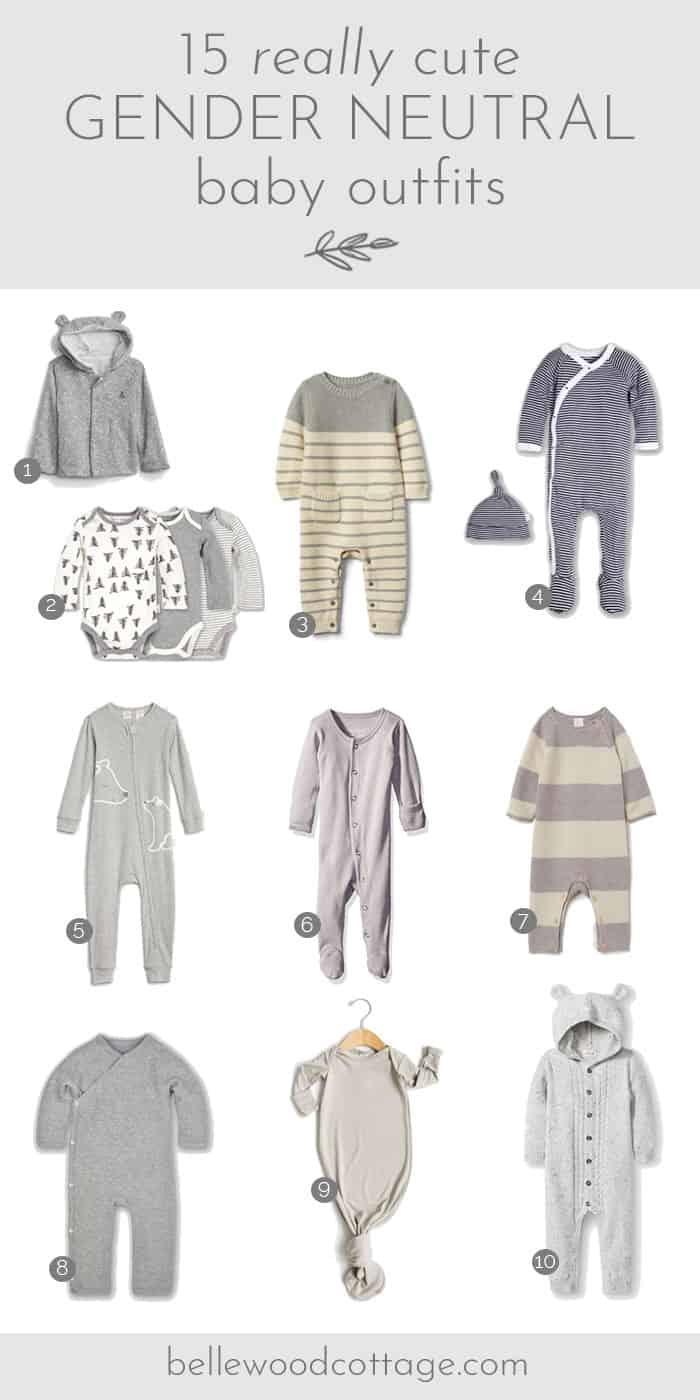 Really Cute Gender Neutral Baby Clothes Bellewood Cottage   15 Really Cute Gender Neutral Baby Outfits 1 