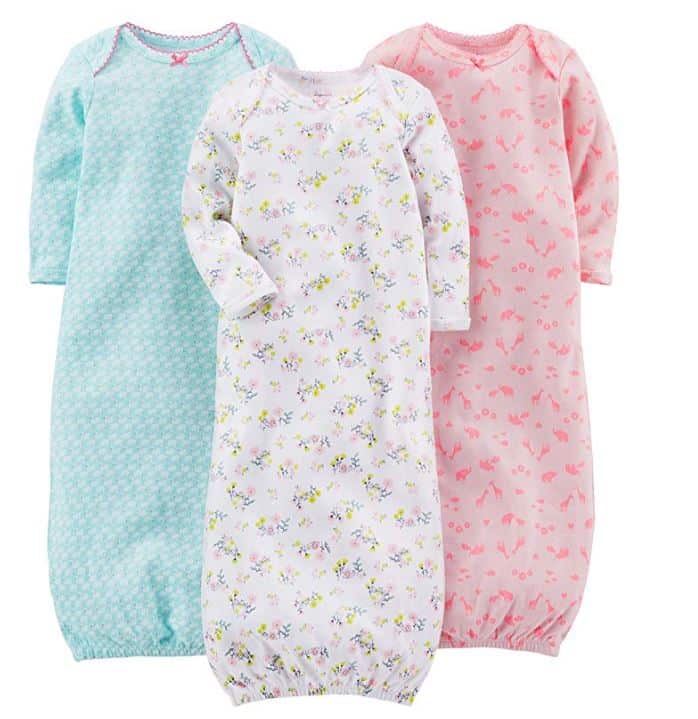 Elastic Closure Baby Gowns