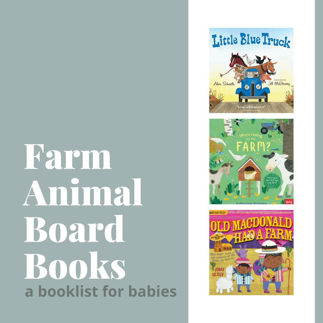 Farm Animal Board Books for Babies - Bellewood Cottage