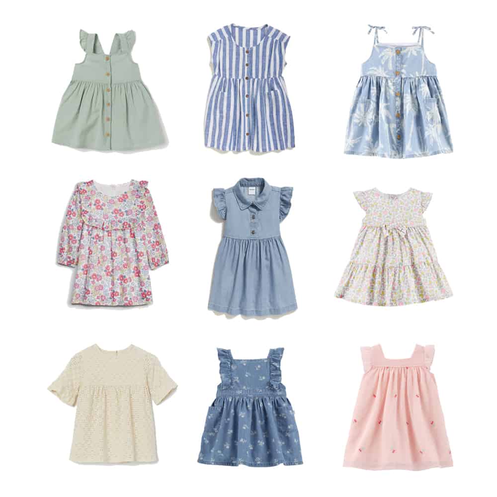 Summer Dresses for Baby Girls 0-24 Months
