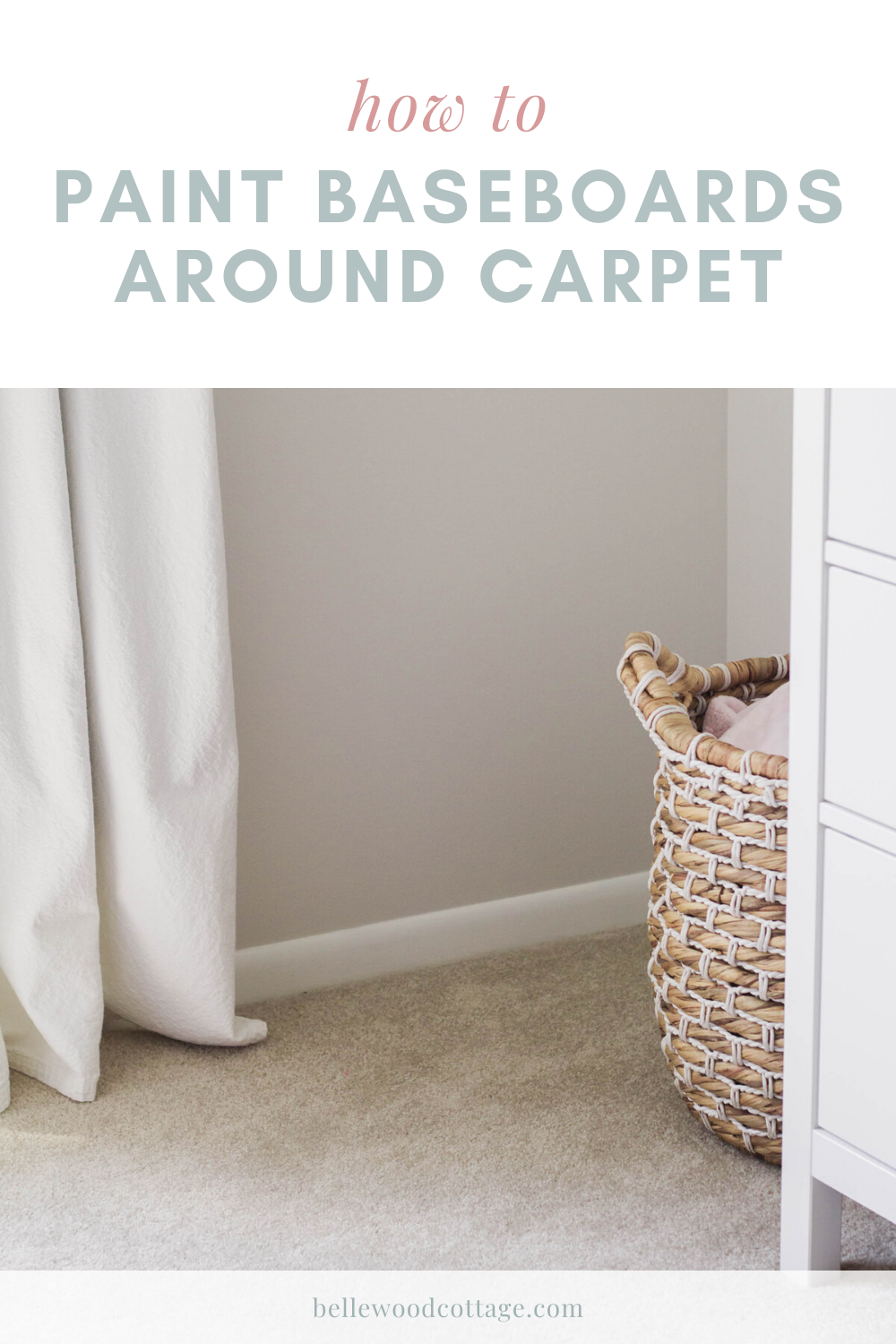 How to Paint Baseboards around Carpet | Tips + Video Tutorial ...