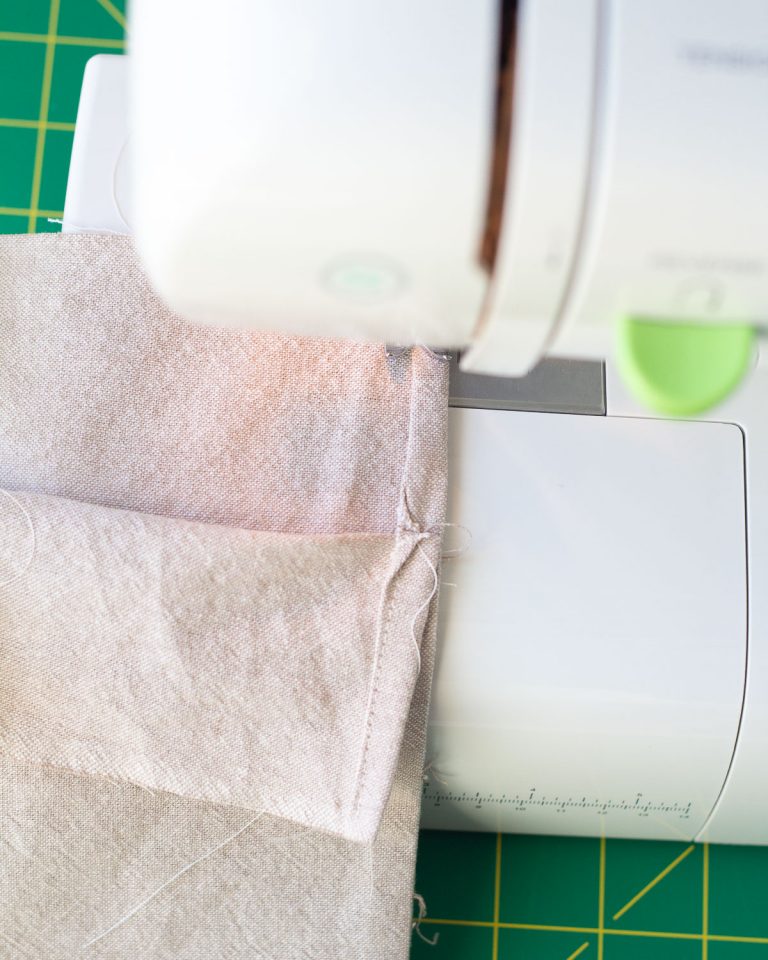How to Sew a Drawstring Bag with French Seams Tutorial Bellewood Cottage