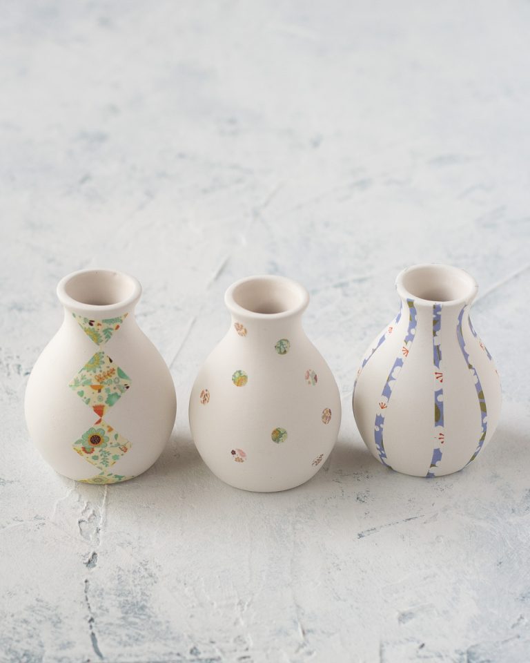 DIY Washi Tape Bud Vases from the Target Dollar Spot Bellewood Cottage