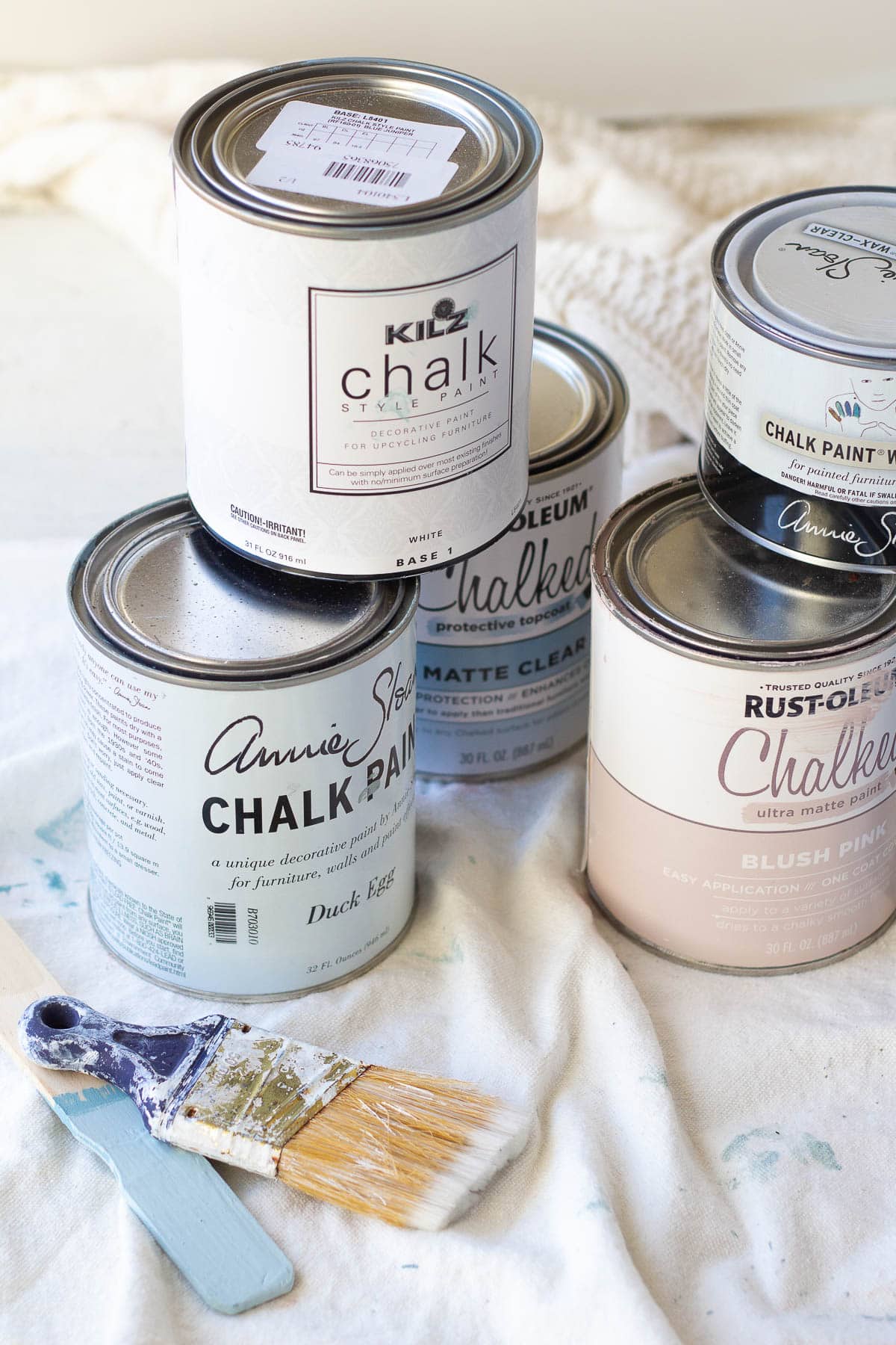 Chalk Spray Paint Review: Rust-Oleum VS Magnolia VS Krylon VS Behr