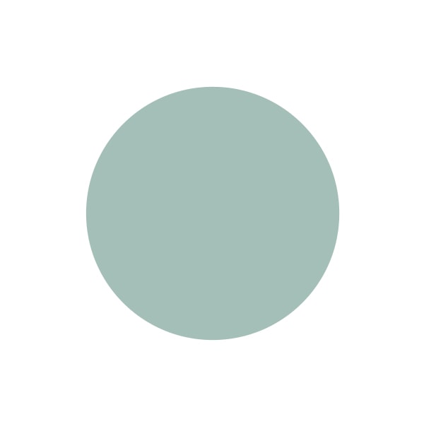 A paint swatch of Annie Sloan Svenska Blue.