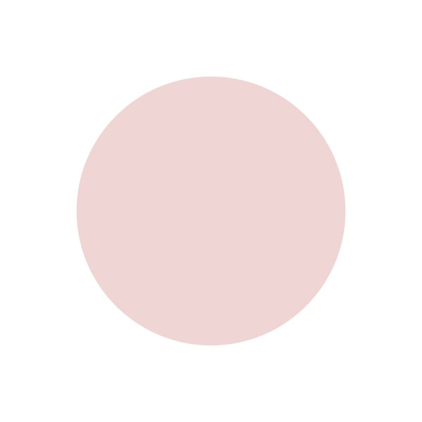 A paint swatch of Behr Radiant Rose.