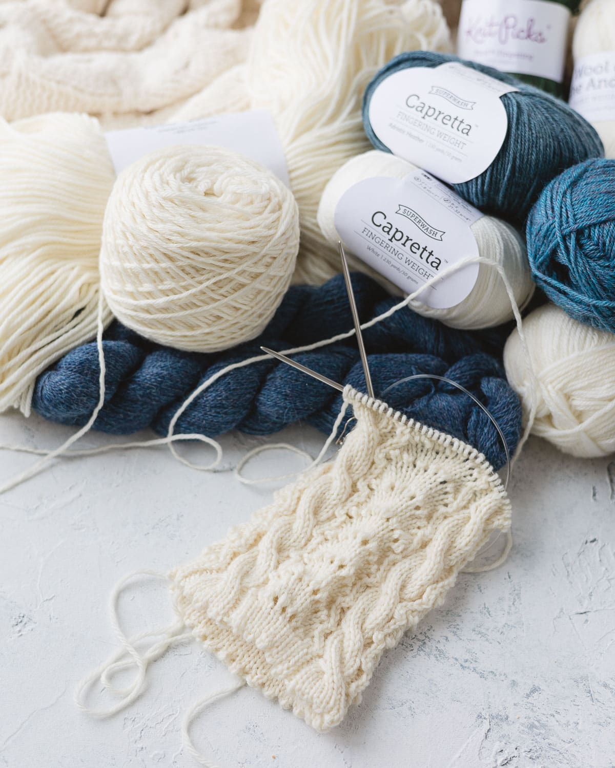 Yarn review: Knit Picks Capretta Superwash Yarn