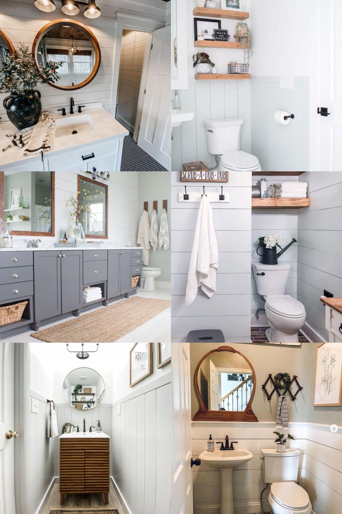 10 Shiplap Bathroom Wall Ideas for Your Bathroom Refresh