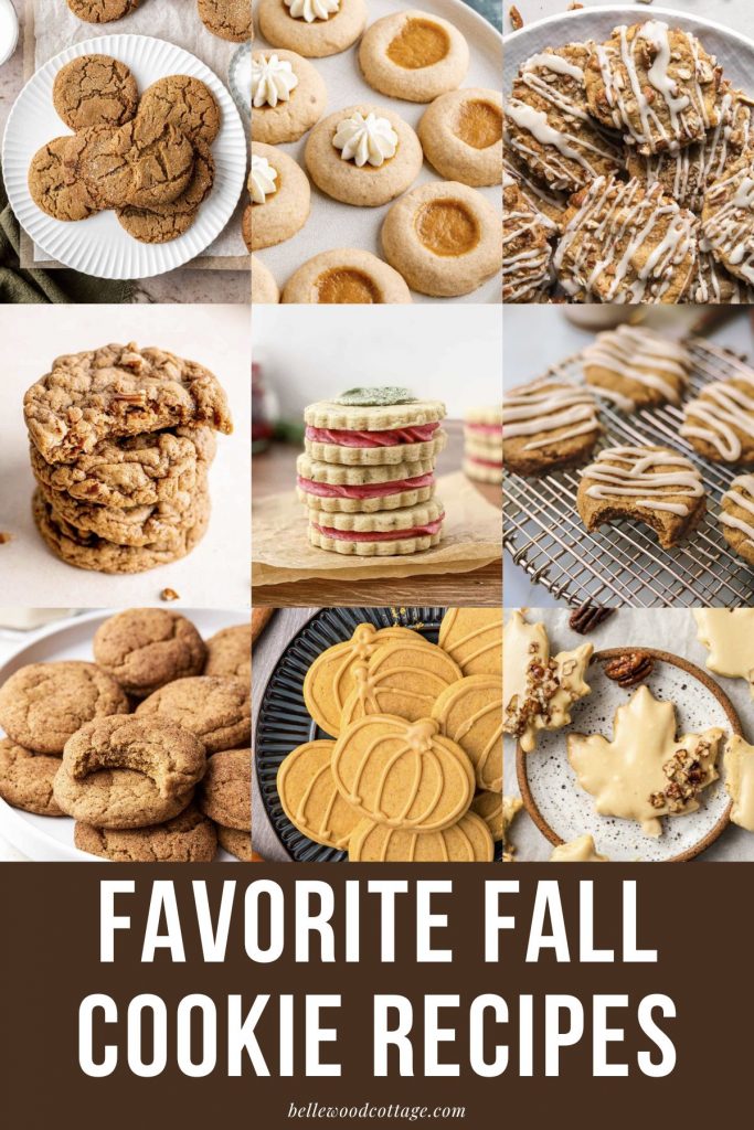 45+ Fall Cookie Recipes You Will Love! - Bellewood Cottage