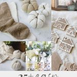 A collage of fall crafts with the words, "25+ Easy Fall Crafts".
