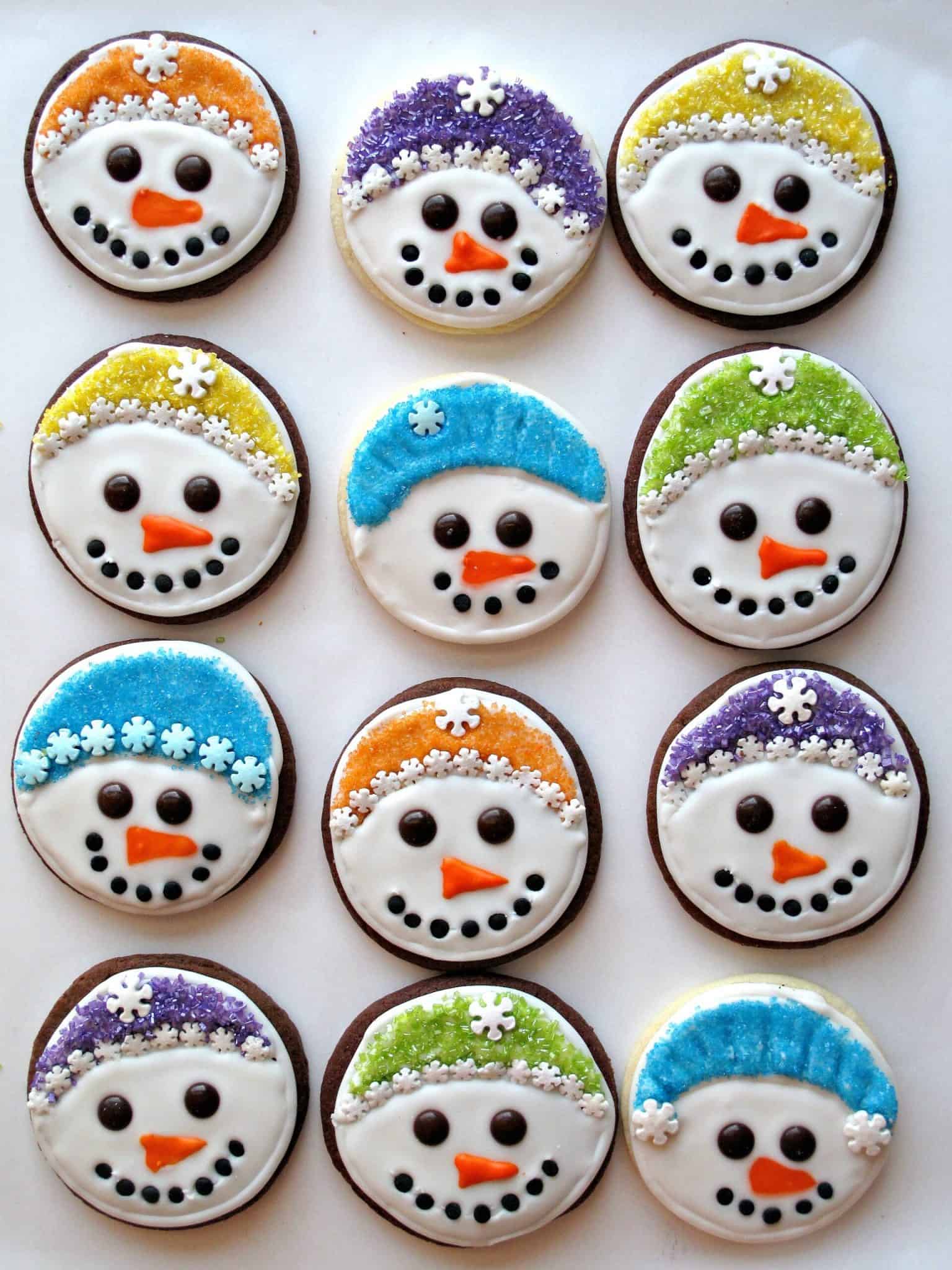 15+ Snowman Cookie Recipes - Bellewood Cottage