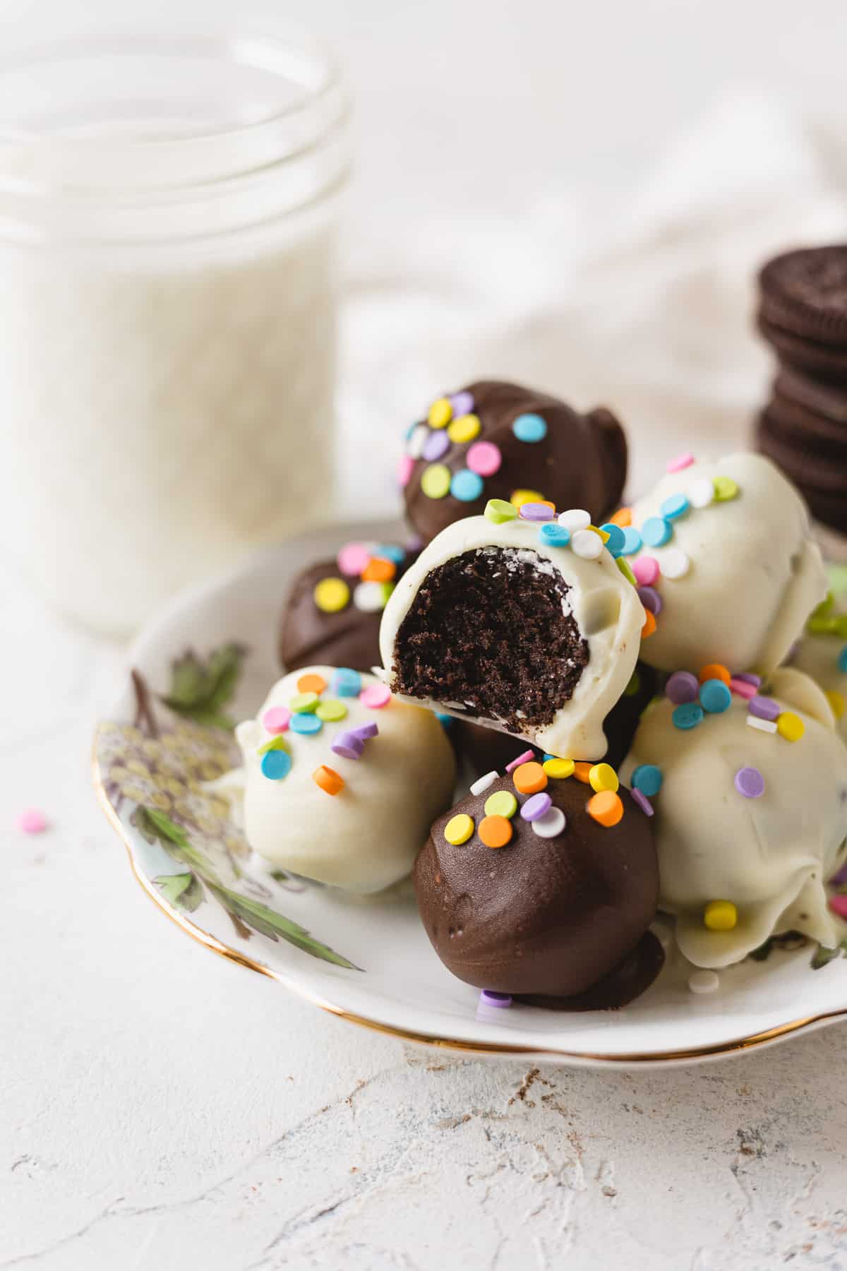 Small Batch Oreo Balls